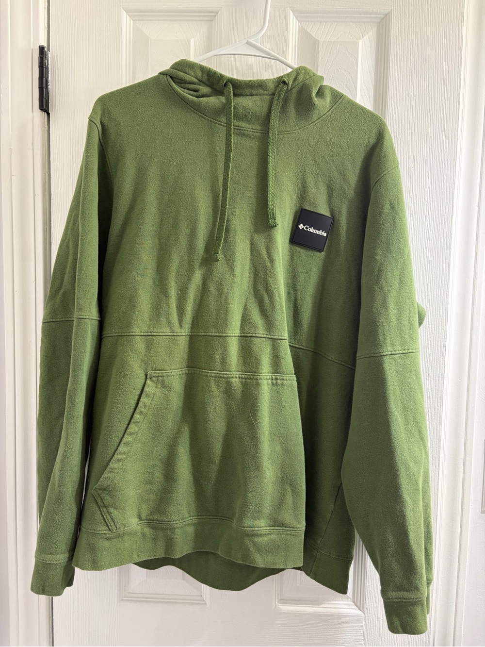 Columbia Men's Green Fleece Pullover Hoodie